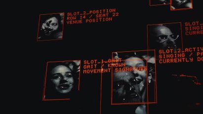 Massive Attack graphics by United Visual Artists for Primavera