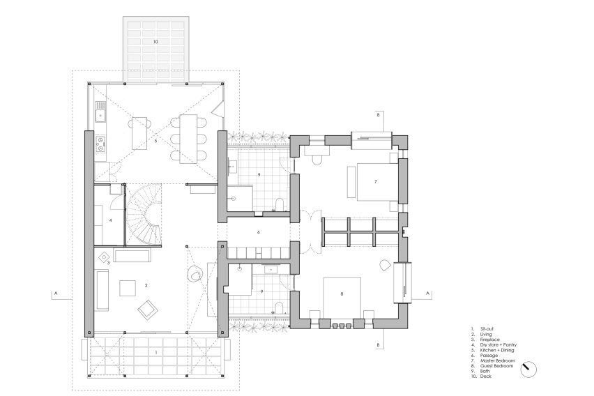 Plan of Shilaya by Meister Varma Architects