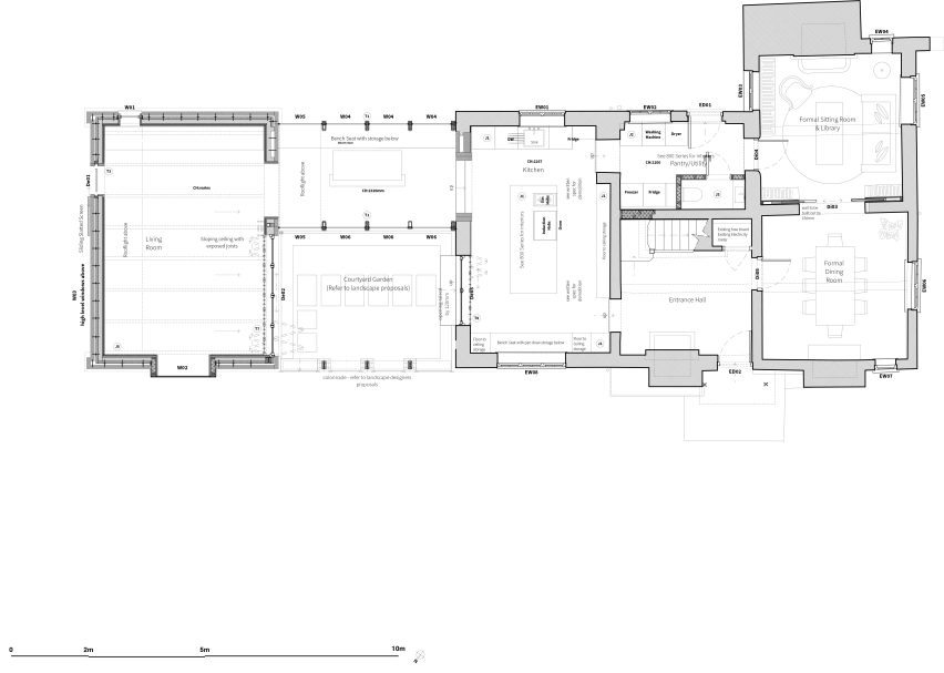 Muttram Veedu by Will Gamble Architects ground floor plans