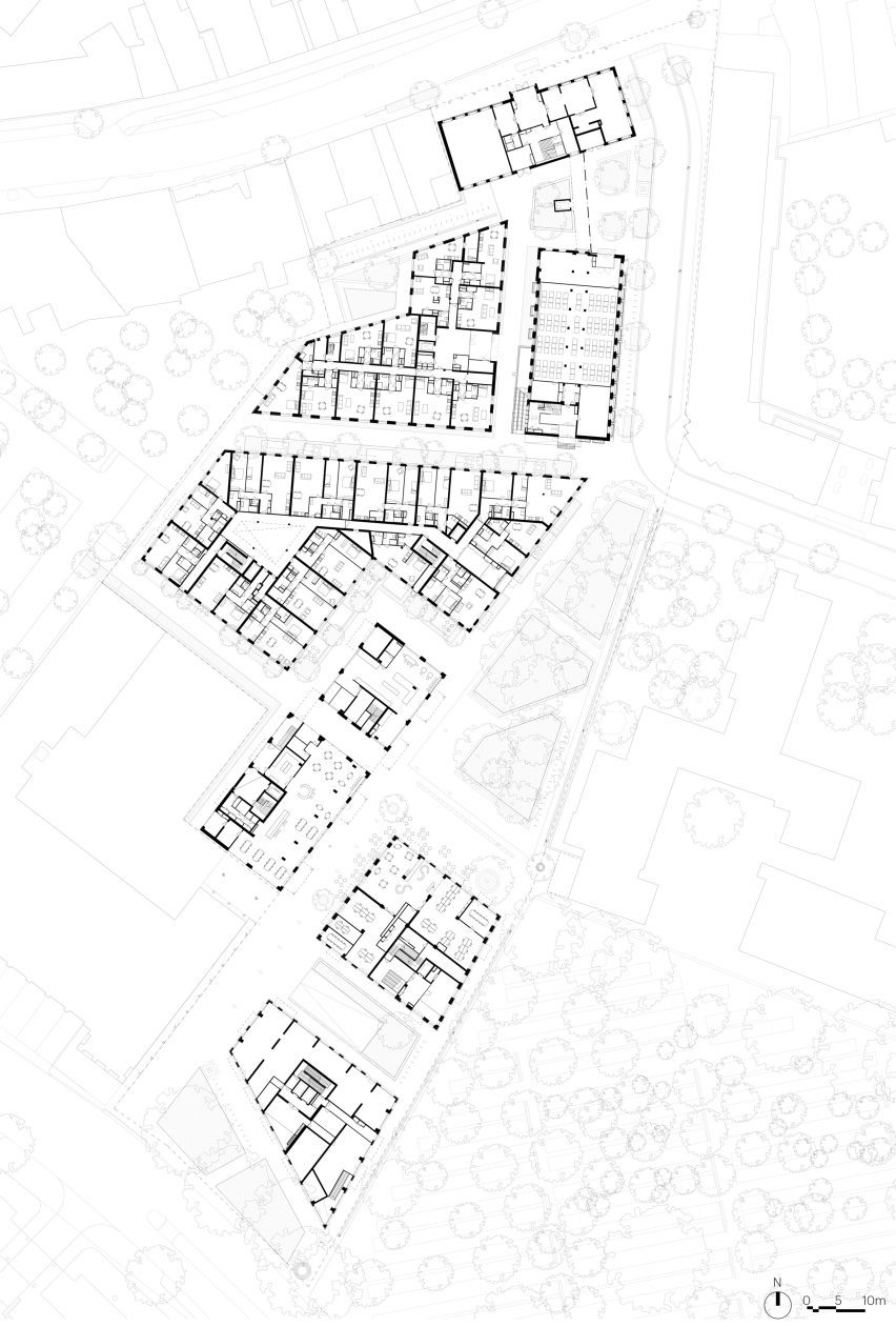 Plan of Nieuw Bergen by MVRDV
