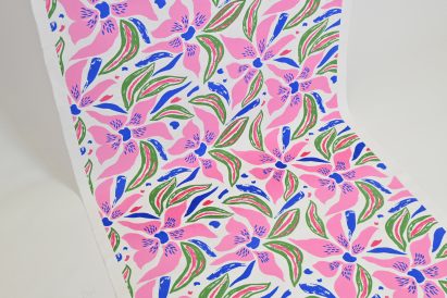 image of colourful floral print