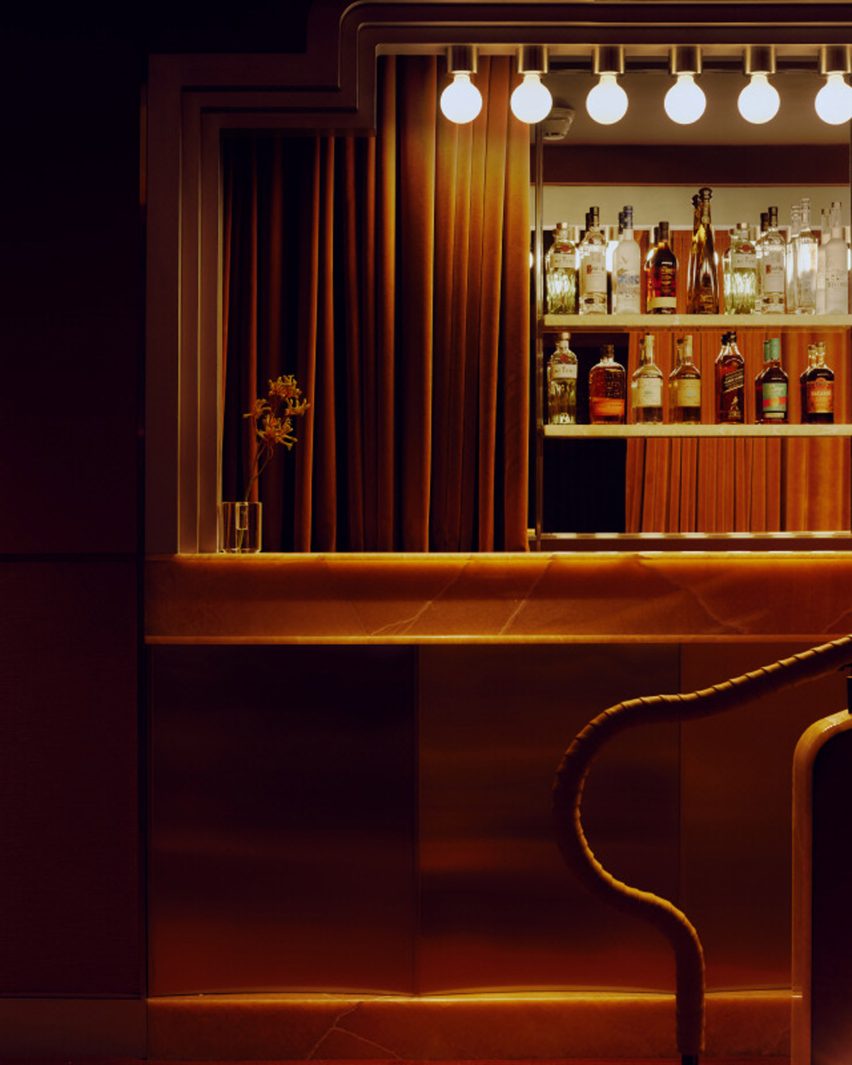 Bar in private members cinema