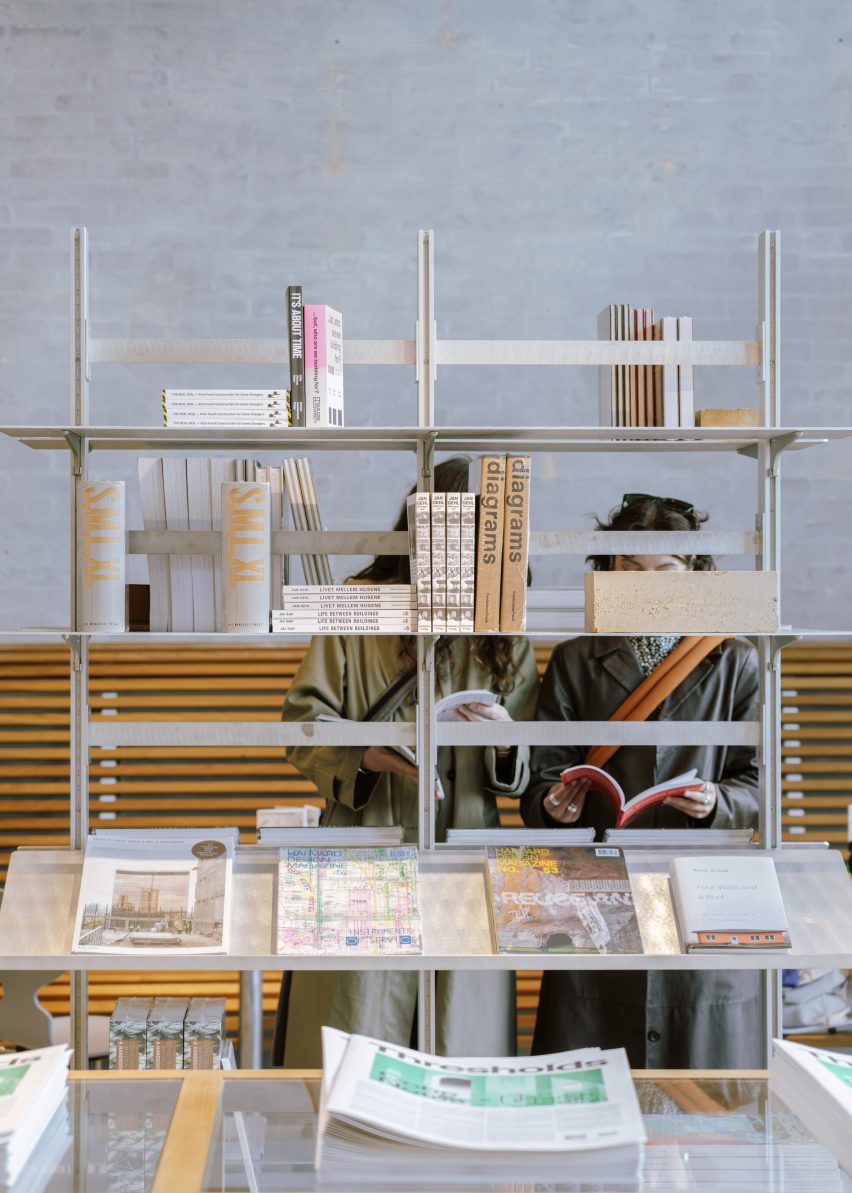 Architecture bookshop in Cobe's Copenhagen studio