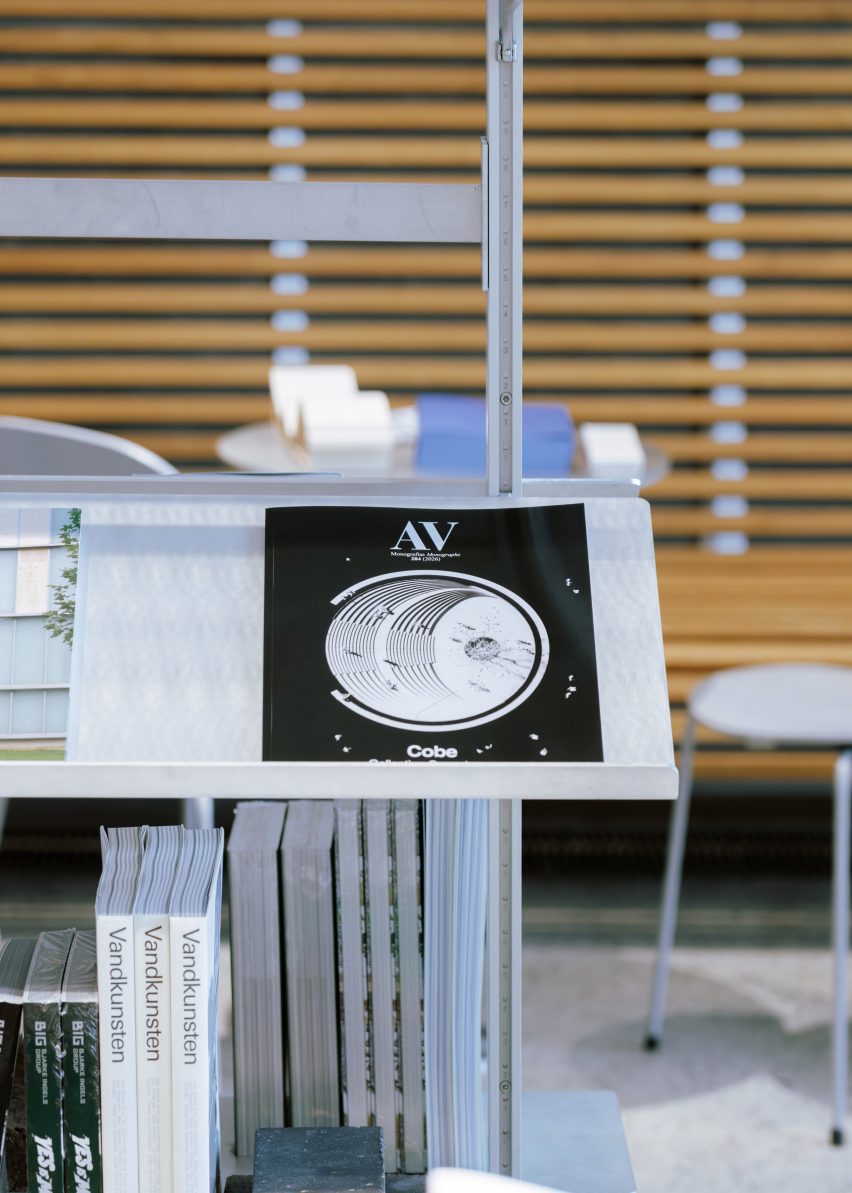 Architecture bookshop in Cobe's Copenhagen studio by Nikolaj Mentze