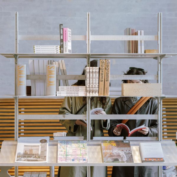 Architecture bookshop in Cobe's Copenhagen studio