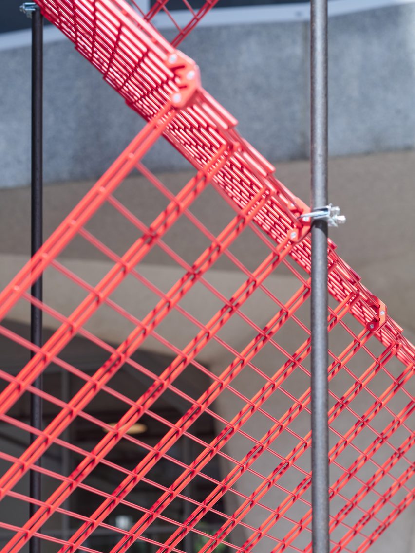 No.1616 Fence bycRana Begum and Webb Yates at the London Festival of Architecture