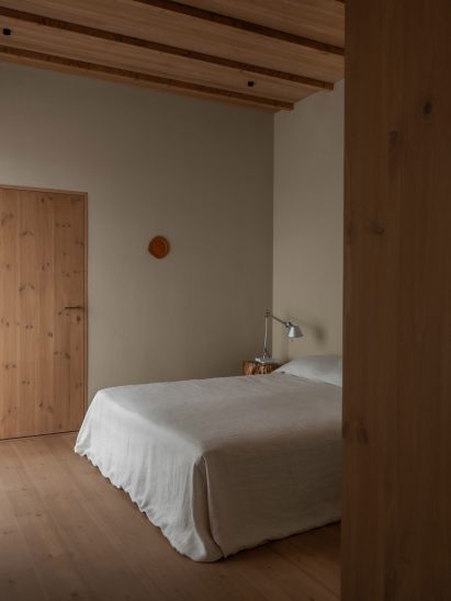 Bedroom interior at Villa Österlen by Note Design Studio