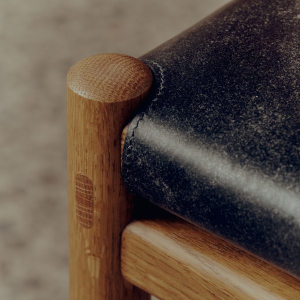Photo of the Made by Morgen seating upholstered in Other Matter Leather