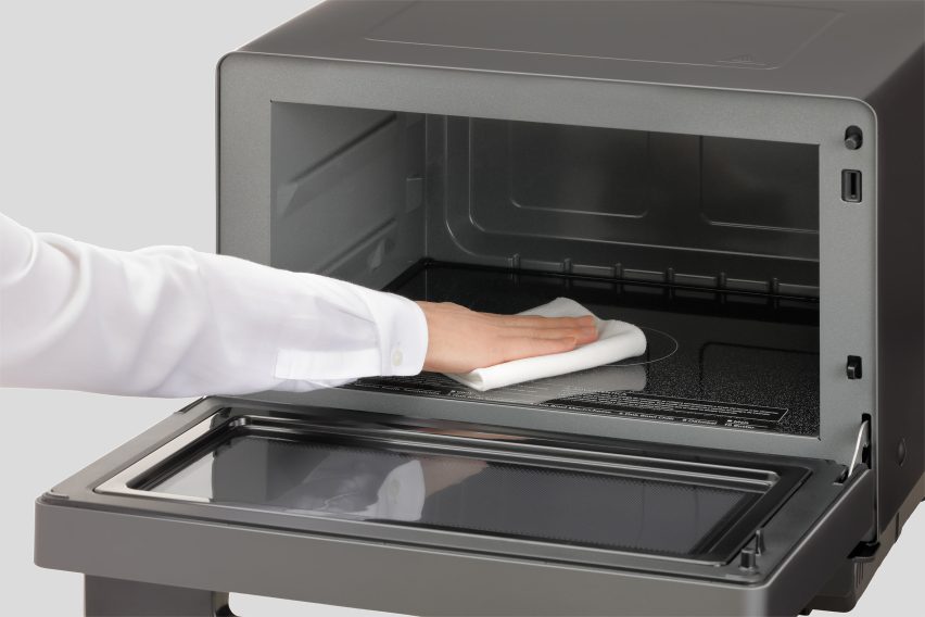 Panasonic Japanese Microwave NN-SF57RM cleaning