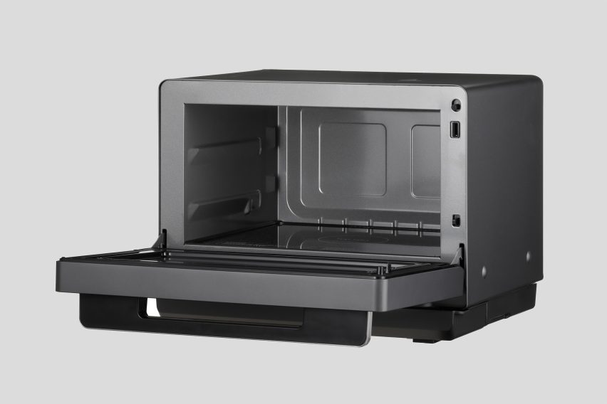 Panasonic Japanese Microwave NN-SF57RM open