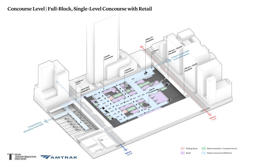 PAU Penn Station designs June 2026