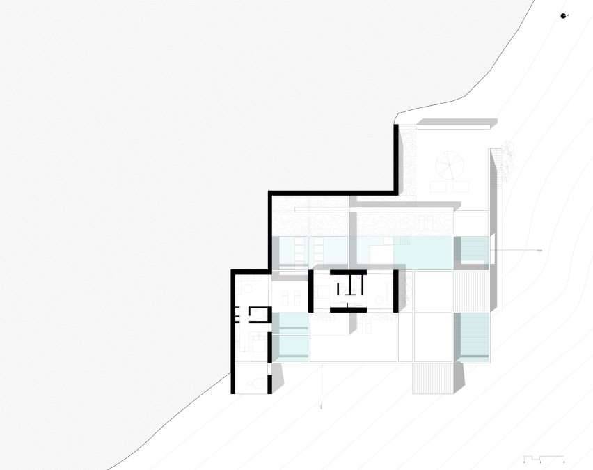 Lower ground floor plan