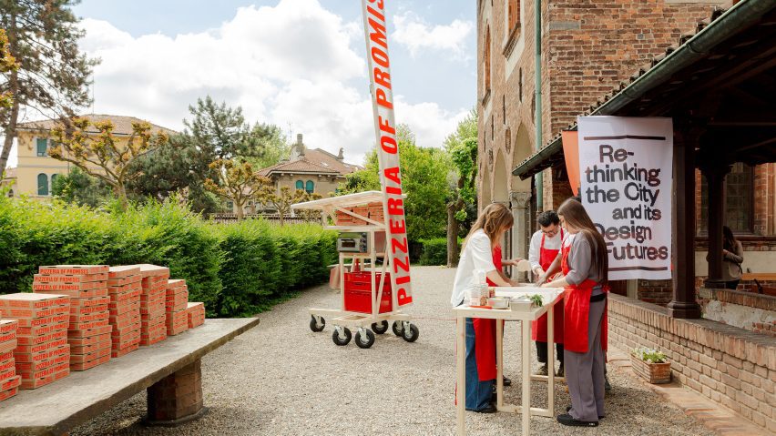 The Pizzeria of Promises at the Civicity exhibition by Nieuwe Instituut