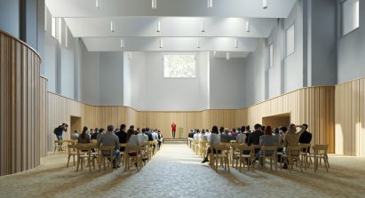 Auditorium in Paimio Sanatorium
