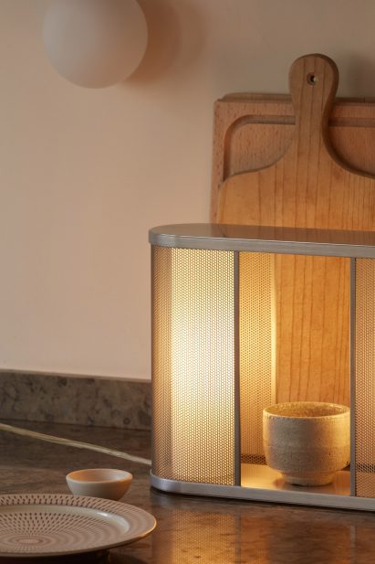 Solaris lamp by Sol Rybakken Kallin for Blond in kitchen