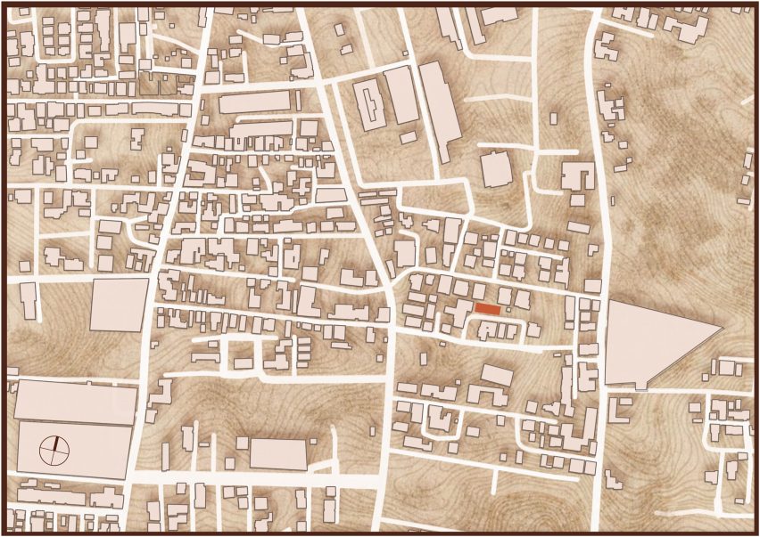 Site plan of The Anthill by Kaushal Tatiya Architects