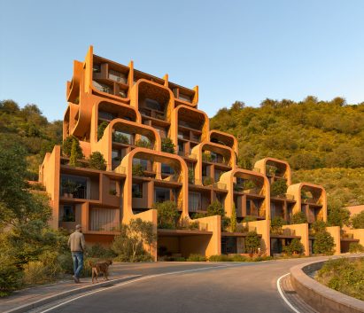 Overhanging balconies to unite Albanian housing blocks by Zaha Hadid Architects, comments update