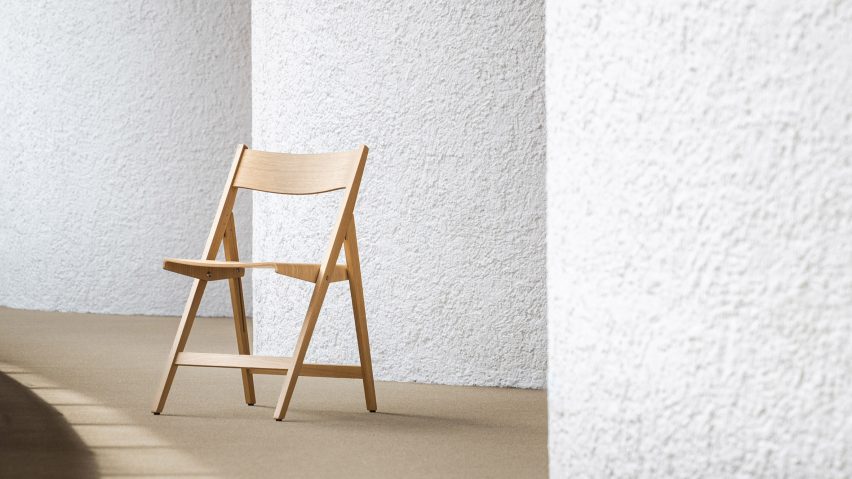 Theo folding chair by Matteo Thun and Benedetto Fasciana for Plank