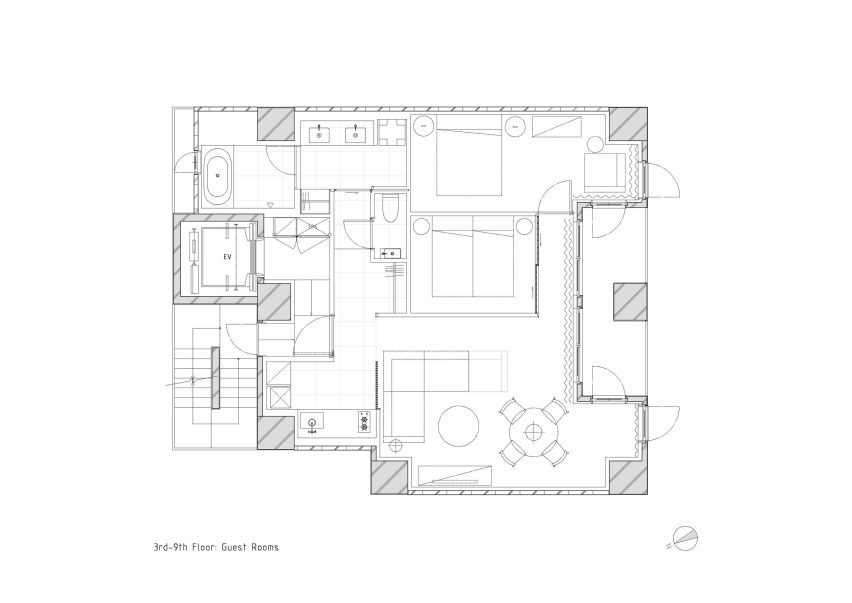 Tomi Hotel Ginza by Keijis Ashizawa plans