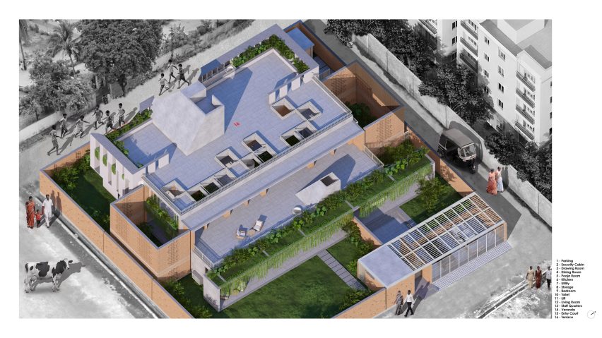 Plan of Twilight House by Spacefiction Studio
