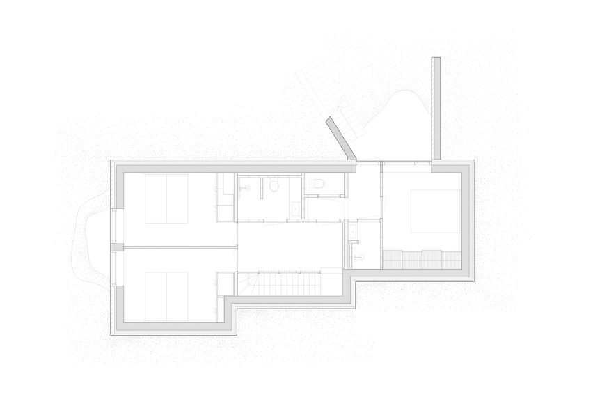 Plan of House on a Dune by Unknown Architects