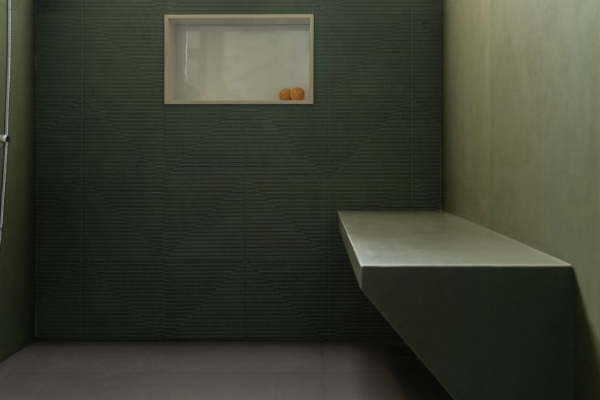 Villa Corsica bathrooms complement bedrooms