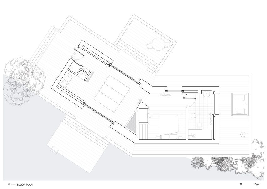Floor plan of Yogi's Cabin by Built Works