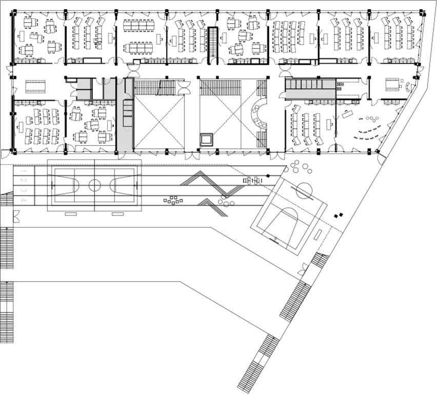 Second floor plan