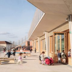 SAM Architecture designs stepped school in Nanterre as “village at the child’s scale”