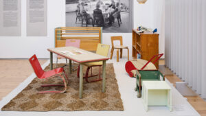 Photo of furniture by Aino & Alvar Aalto