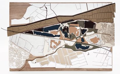 Model of dyke landscape