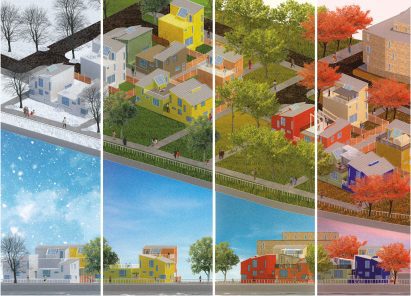 Graphic of urban spaces