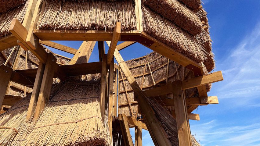Water Tower pavilion by studios Cella Collective and Mitre & Mondays