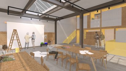 Render of architectural space