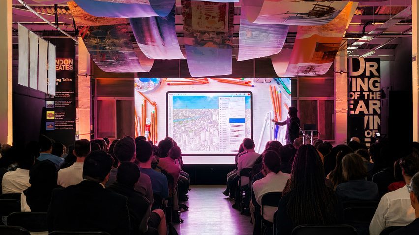 Photo of presentation at London Creates