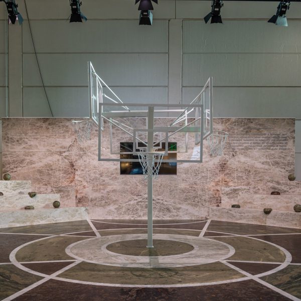 Photo of installation at Marmomac