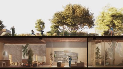 Render of indoor and outdoor spaces