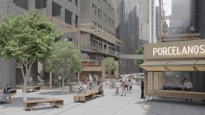 Render of a street