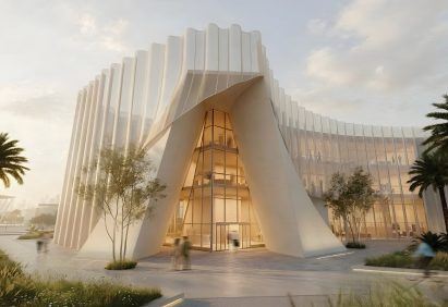 Render of a research centre