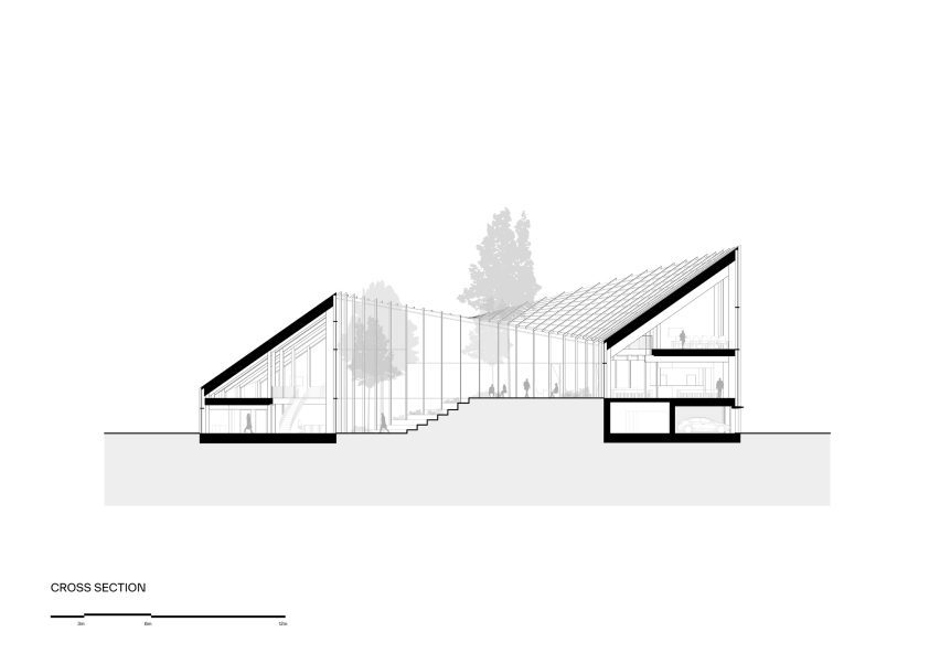 Section of Dymak HQ by BIG