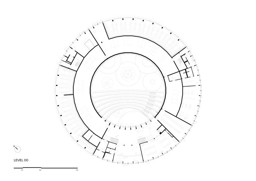 Plan of Dymak HQ by BIG