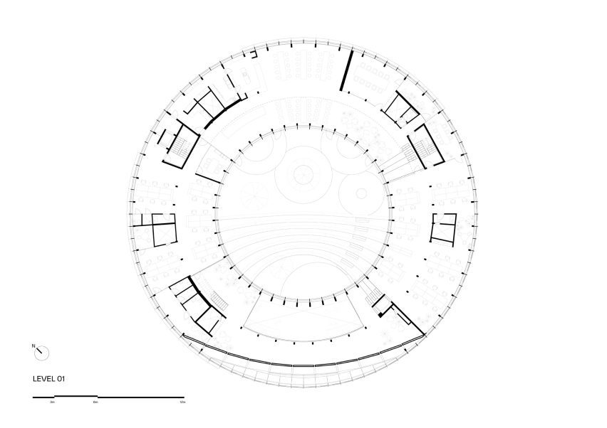 Plan of Dymak HQ by BIG