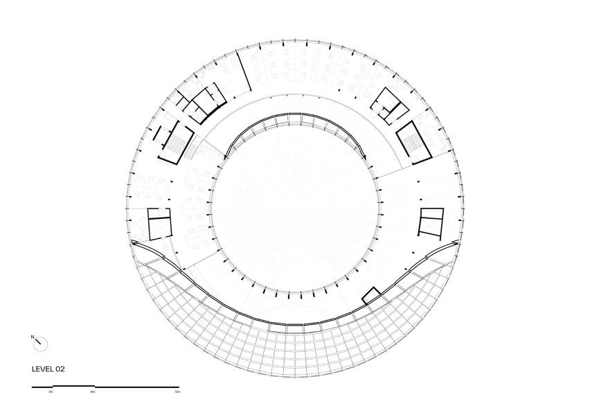 Plan of Dymak HQ by BIG