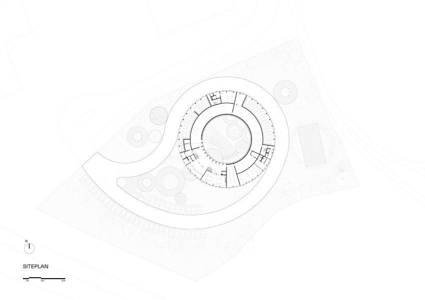 Plan of Dymak HQ by BIG
