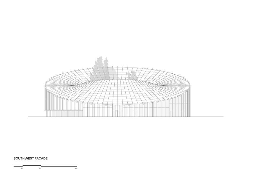 Elevation of Dymak HQ by BIG