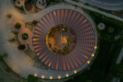 Aerial view of Dymak HQ in Odense