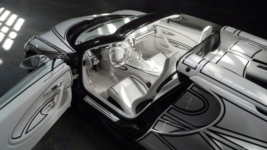 Bugatti with porcelain accents