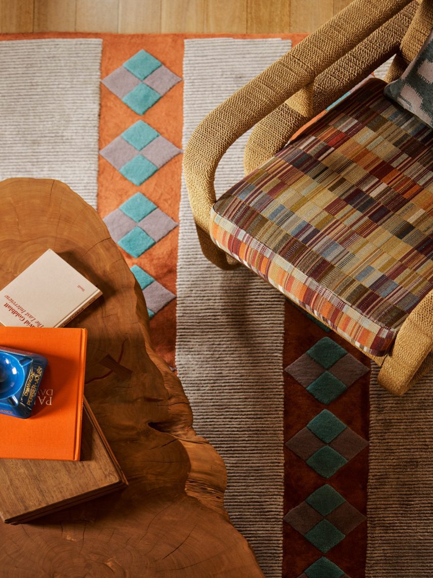 layered patterns and textiles in Cinderella House by YSG Studio