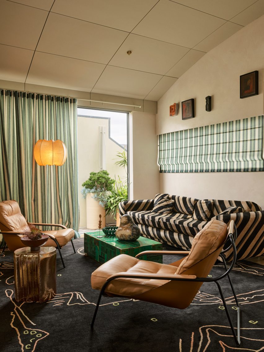 bold patterns in Cinderella House by YSG Studio in Redfern Sydney