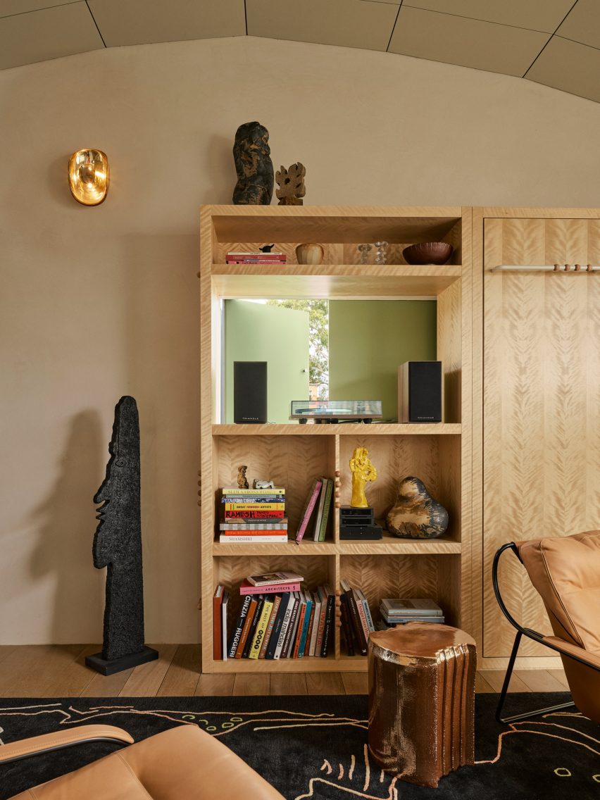 murphy bed in Cinderella House by YSG Studio in Redfern Sydney